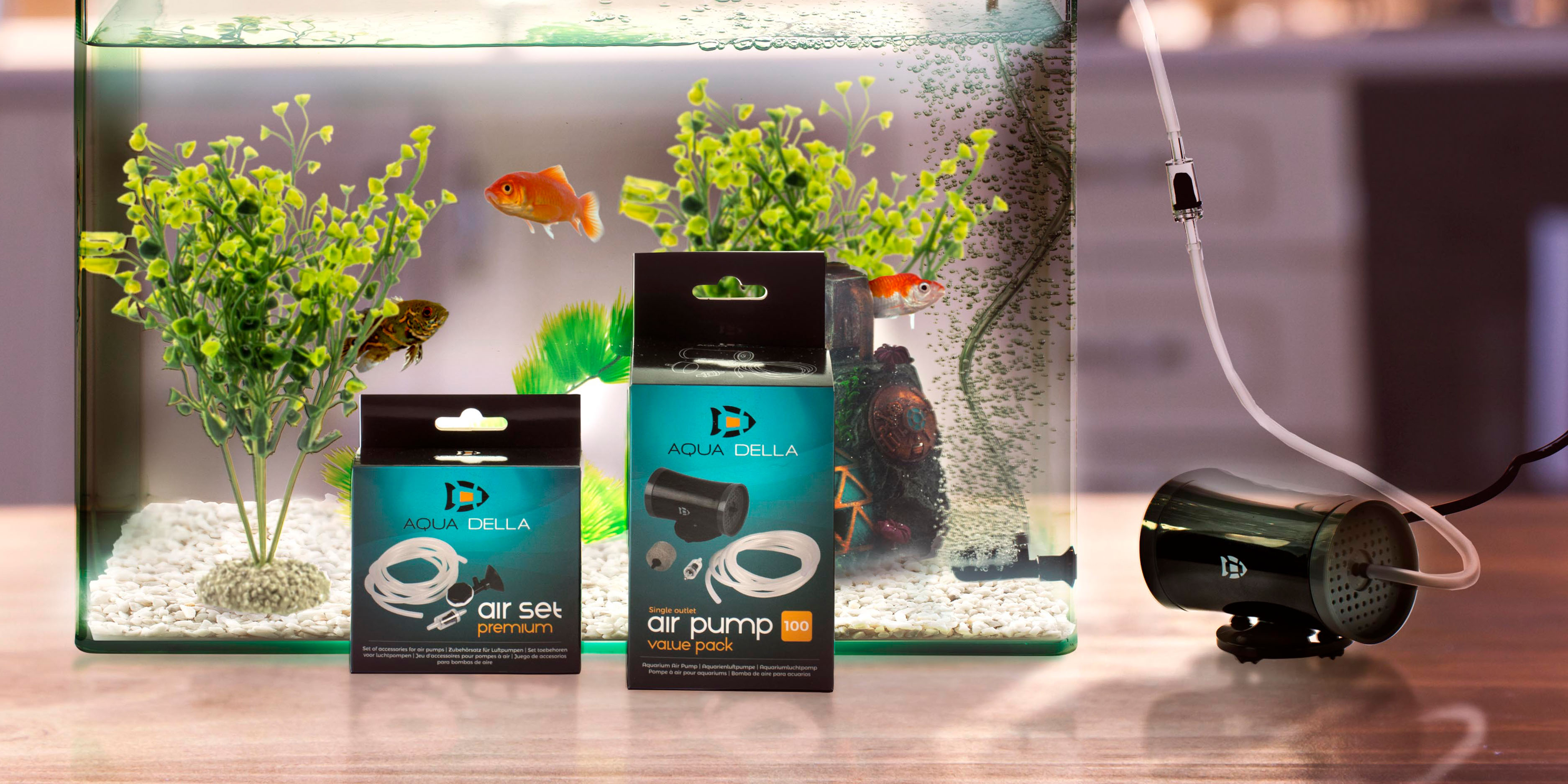 AQUA DELLA aquarium brand with an eye for design