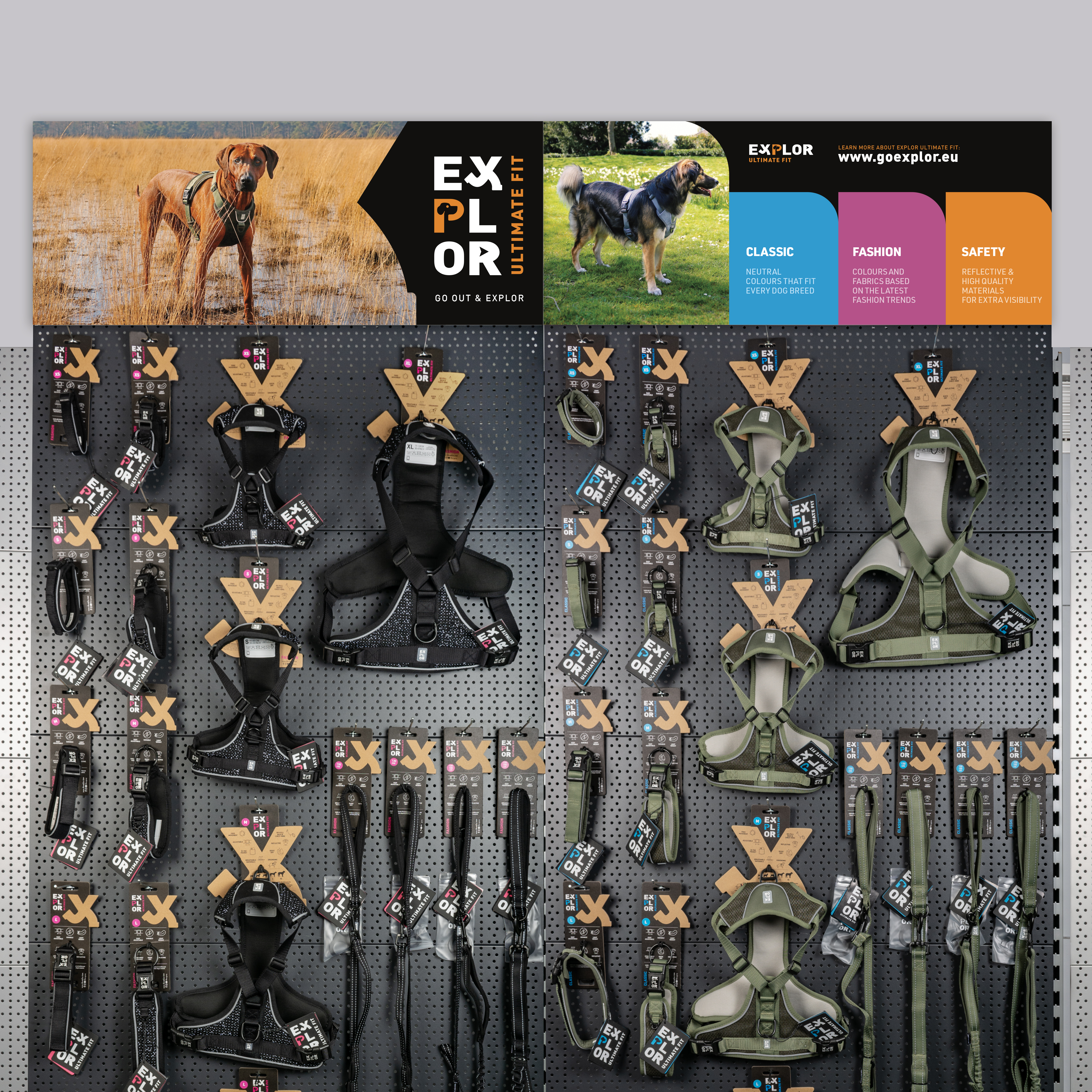 EXPLOR Ultimate Fit POS Material